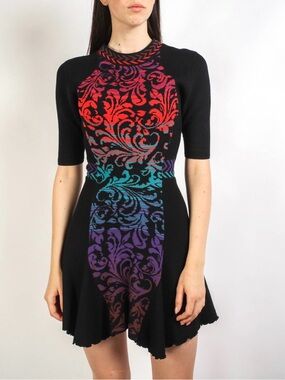 #162 M Missoni Brocade Intarsia Dress